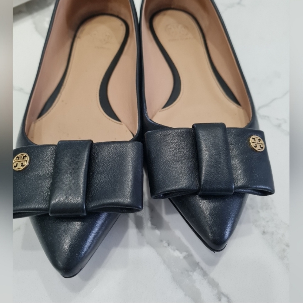 tory burch pointed flats